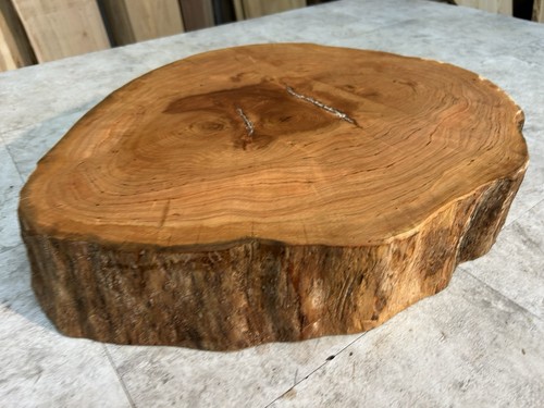 Burly cherry wood slab live - burly,