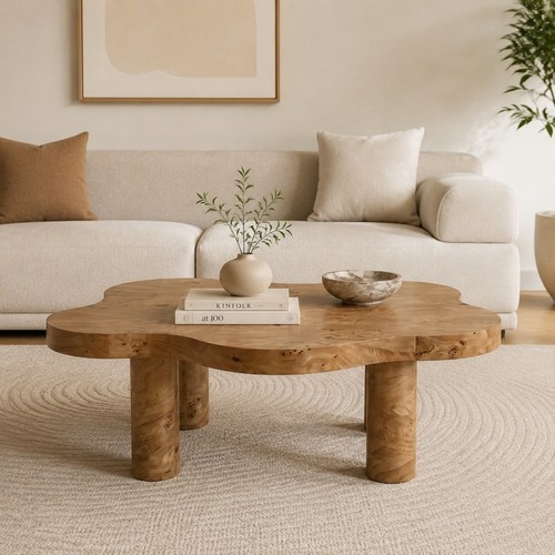 Burl cloud coffee table - 40'',