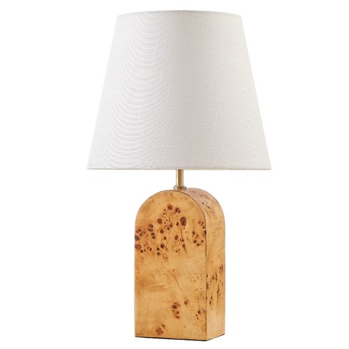 Beautiful burl wood table lamp - wood,